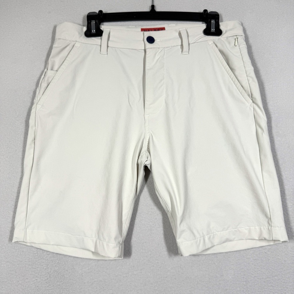 Halsey Sport Shorts 30 Helmsman Sport Short Performance Stretch Chino Beige